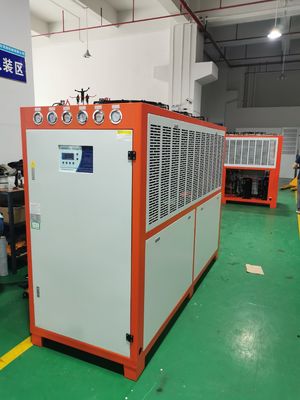 R134a واحد های خنک کننده آب قابل حمل با سیستم کنترل PLC خنک کننده شیمیایی