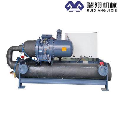 200HP سیستم صنعتی خنک کننده پیچ آب خنک کننده برای قالب بندی پلاستیک پردازش شیمیایی