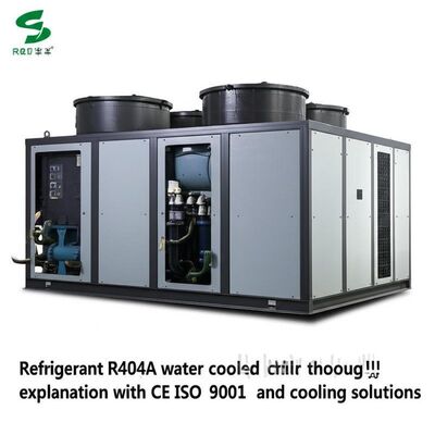 اصل کار چیلر آب خنک مبرد R404A توضیح کامل با گواهینامه های CE ISO9001 پشتیبانی و راه حل های خنک کننده