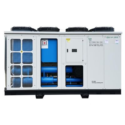 ظرفیت خنک کننده 10 تا 500 تن خنک کننده آب خنک کننده هوا 380V 3Ph 50Hz منبع برق 0.75KW پمپ برق واحد خنک کننده انرژی