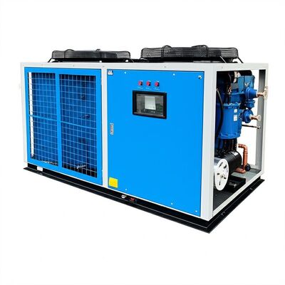 3.18KW قدرت ورودی خنک کننده آب خنک کننده هوا ظرفیت خنک کننده 10 تا 500 تن سیستم خنک کننده صنعتی برای کنترل فرآیند