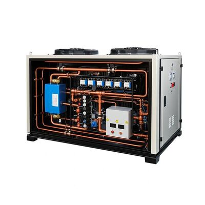منبع برق 380V3Ph50Hz اصول کار کولر خنک کننده آب برای در محدوده دمای محیط 545 درجه سانتیگراد